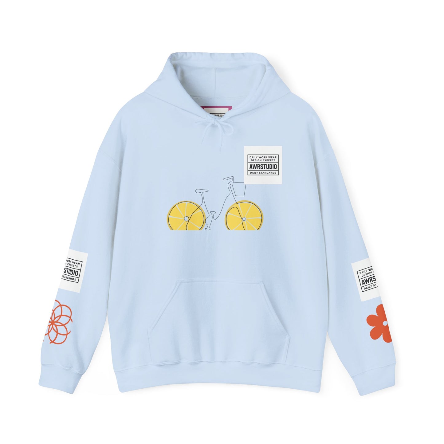 Cheerful Bike and Smile Unisex Hoodie