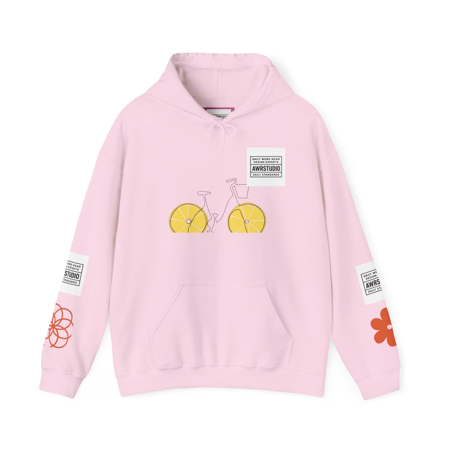 Cheerful Bike and Smile Unisex Hoodie