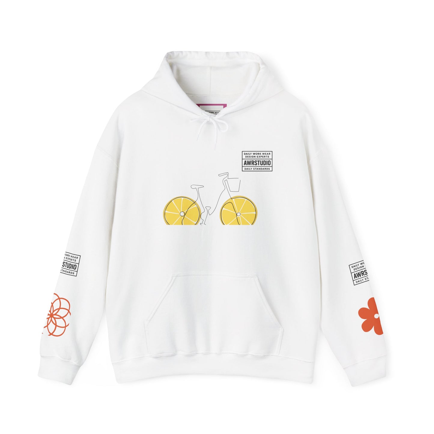 Cheerful Bike and Smile Unisex Hoodie