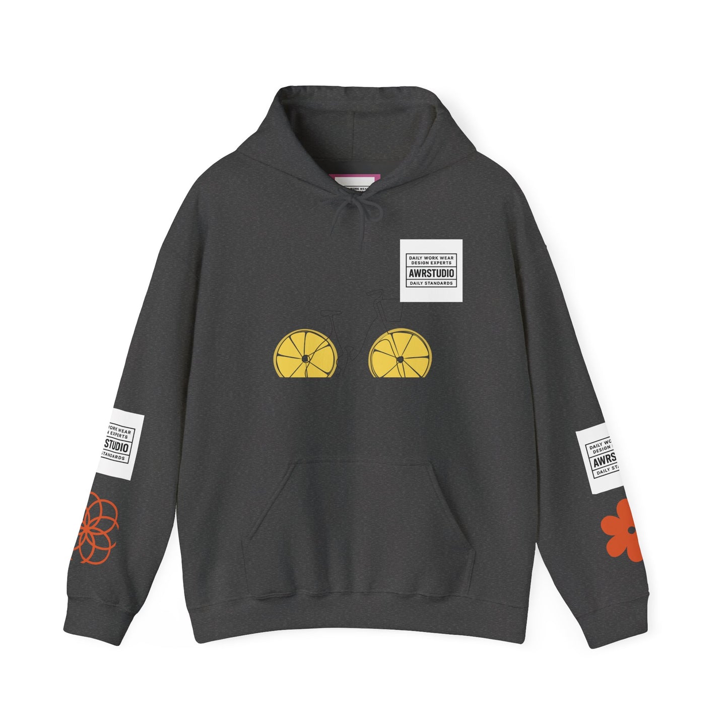 Cheerful Bike and Smile Unisex Hoodie