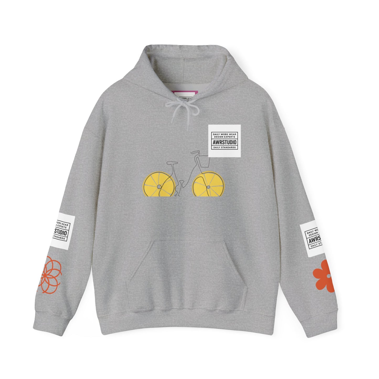 Cheerful Bike and Smile Unisex Hoodie