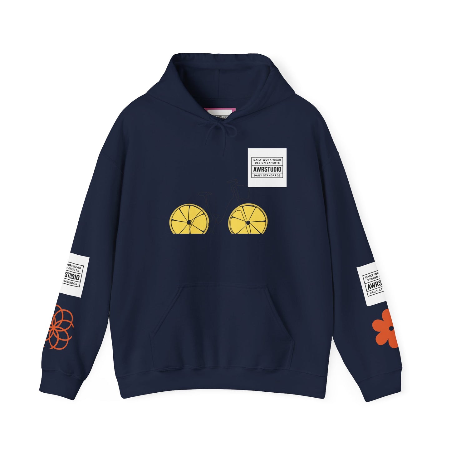 Cheerful Bike and Smile Unisex Hoodie