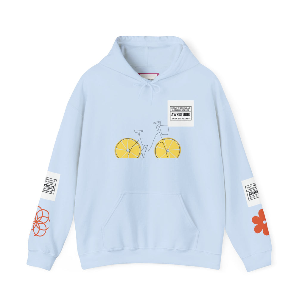 Cheerful Bike and Smile Unisex Hoodie