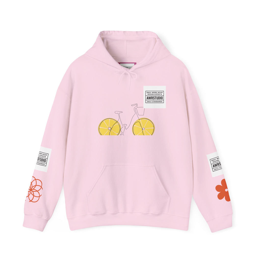 Cheerful Bike and Smile Unisex Hoodie