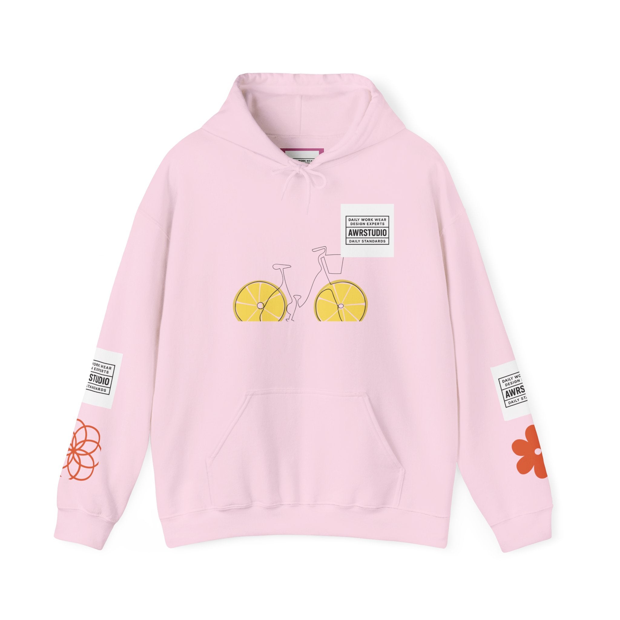 Cheerful Bike and Smile Unisex Hoodie