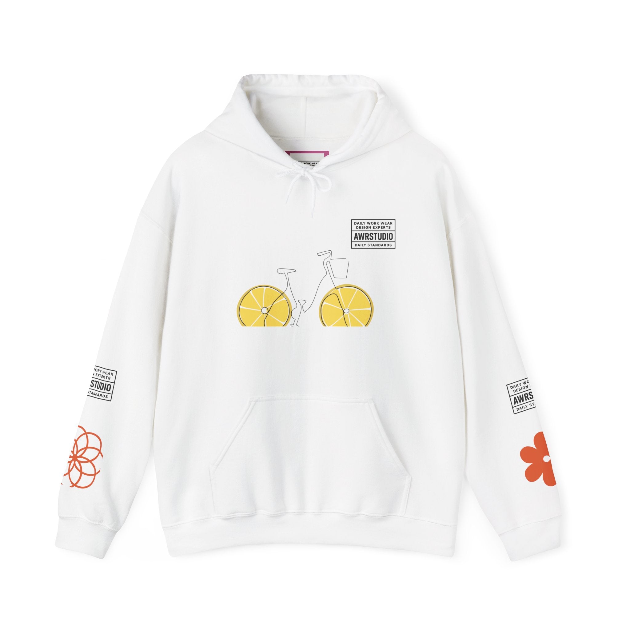 Cheerful Bike and Smile Unisex Hoodie