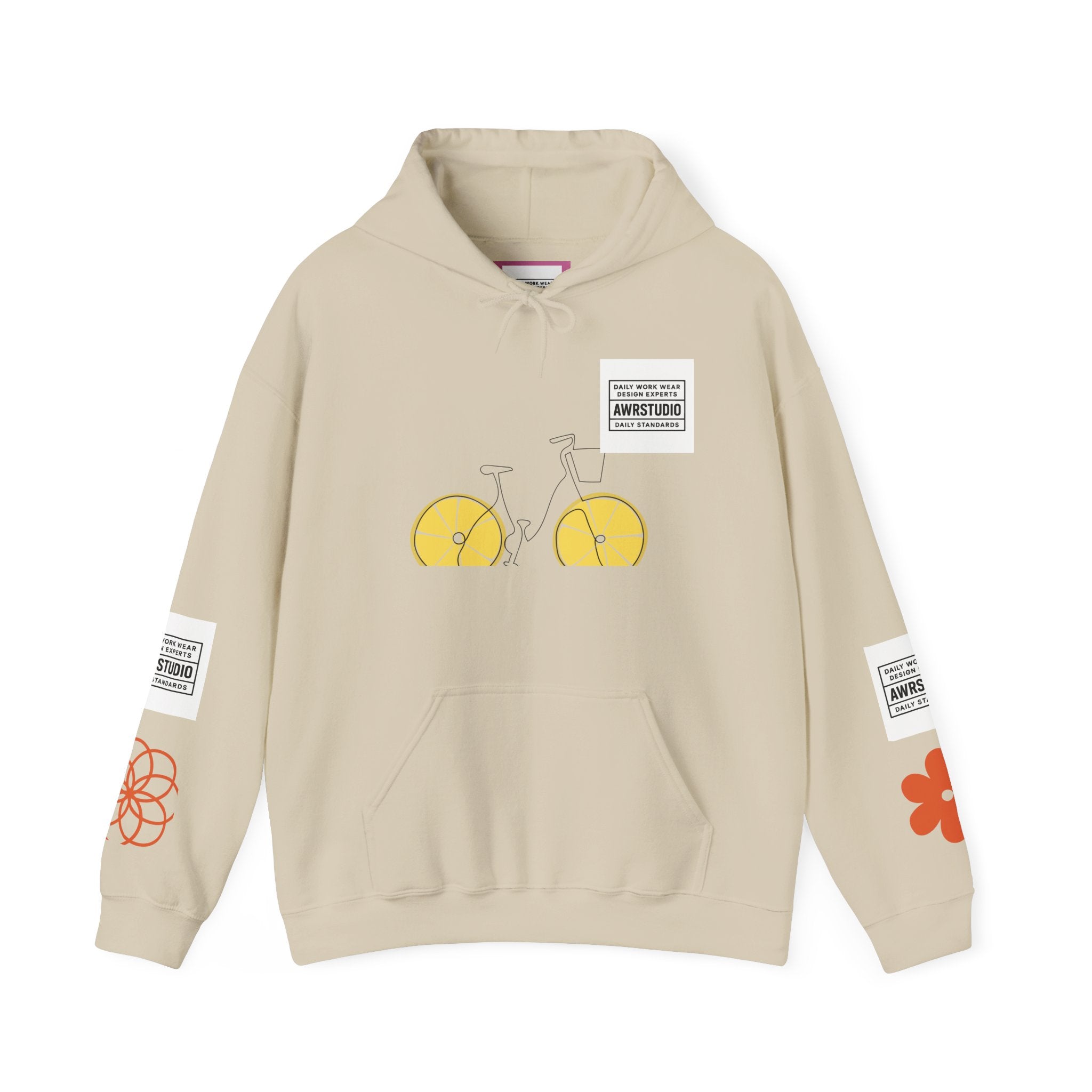 Cheerful Bike and Smile Unisex Hoodie