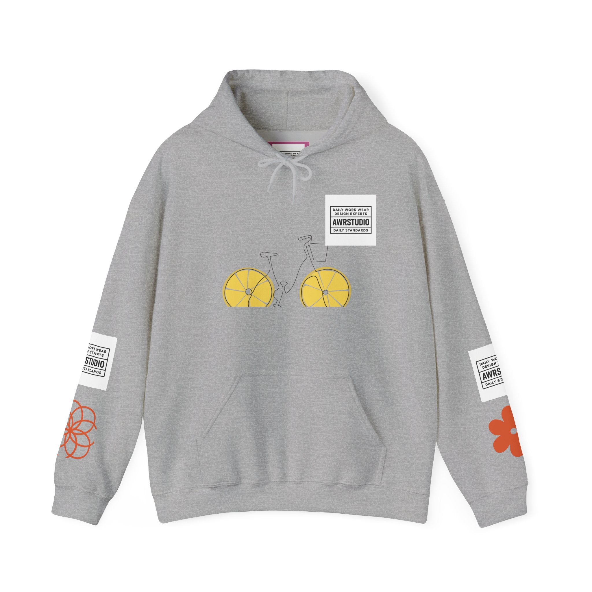 Cheerful Bike and Smile Unisex Hoodie